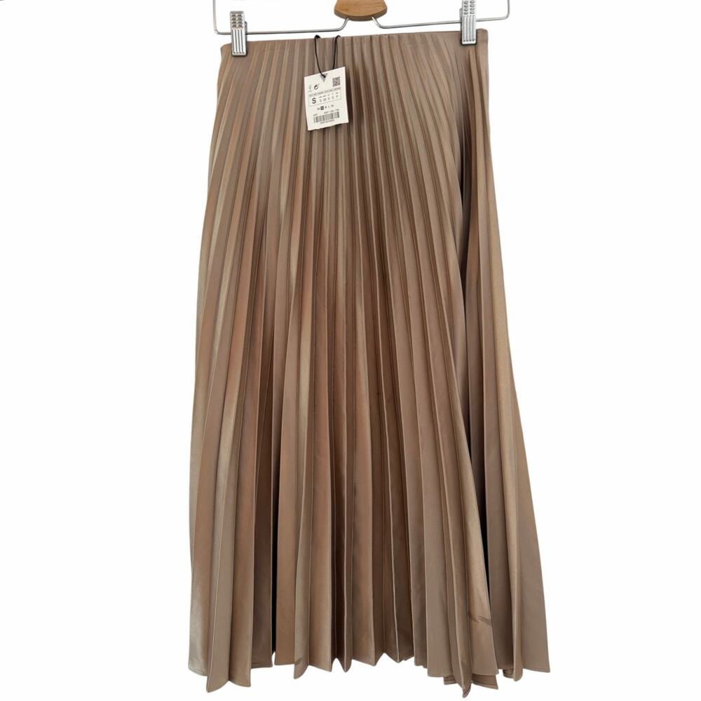Zara gold skirt szS New NWT
